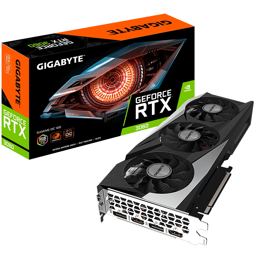 Gigabyte GeForce RTX 3060 GAMING OC 12G  (Rev. 2.0)